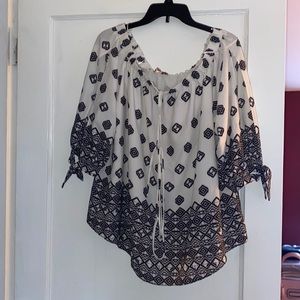 Off the shoulder blouse